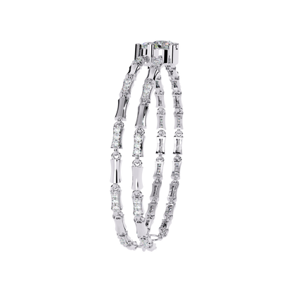 LGD  Bracelet Round Stone (2.22ct) In 14K Gold
