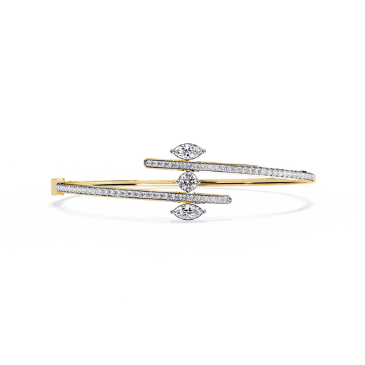 LGD Bracelet Marquise Stone (1.58ct) In 14K Gold