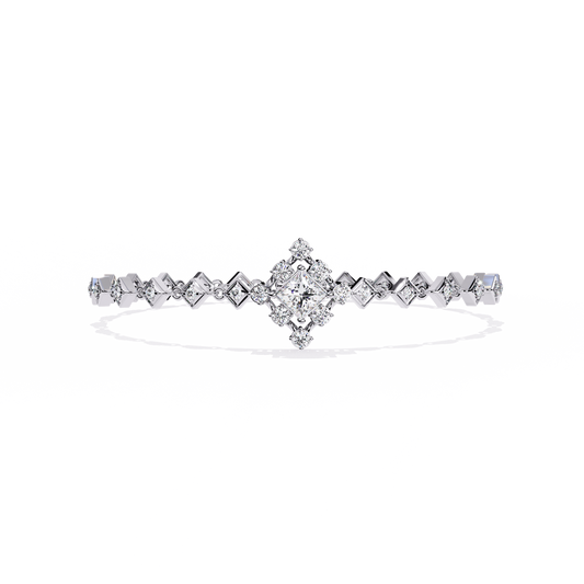 0.86CT PRINCESS BRACELET