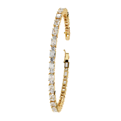 LGD Bracelet Round Stone (5.10ct) In 14K Gold