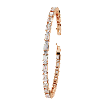 LGD Bracelet Round Stone (5.10ct) In 14K Gold