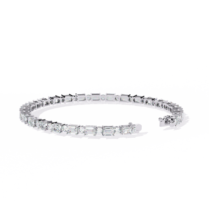 LGD Bracelet Round Stone (5.10ct) In 14K Gold