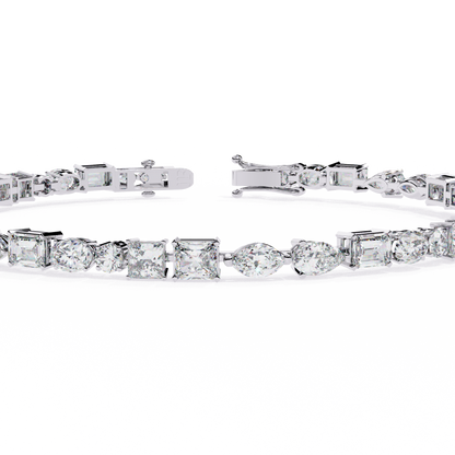 LGD Bracelet Round Stone (4.51ct) In 14K Gold