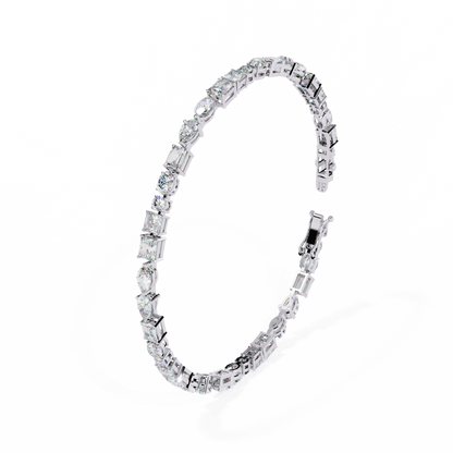 LGD Bracelet Round Stone (4.51ct) In 14K Gold