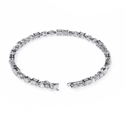 LGD Bracelet Round Stone (4.51ct) In 14K Gold