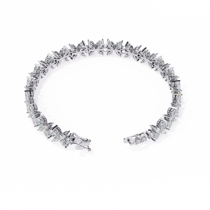 LGD Bracelet Round Stone (6.34ct ) In 14K Gold