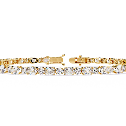 LGD Bracelet Oval Stone (4.64ct ) In 14K Gold