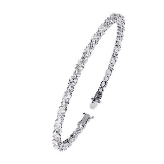 OVAL MIX CUT BRACELET