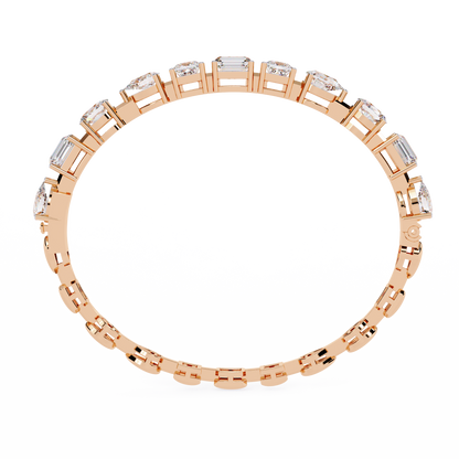 LGD Bracelet Multi Stone (13.84ct  ) In 14K Gold
