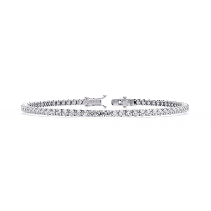 LGD Bracelet Round Stone (3.90ct) In 14K Gold