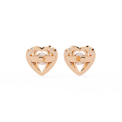 0.80 Carat Round Cut Diamond Stud Earrings – Luxury Diamond Jewelry