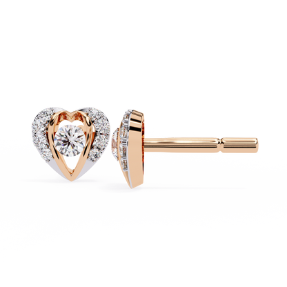 0.80 Carat Round Cut Diamond Stud Earrings – Luxury Diamond Jewelry