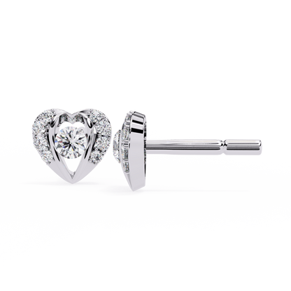 0.80 Carat Round Cut Diamond Stud Earrings – Luxury Diamond Jewelry