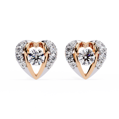 0.80 Carat Round Cut Diamond Stud Earrings – Luxury Diamond Jewelry