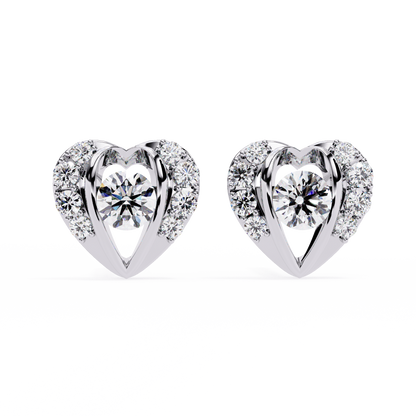0.80 Carat Round Cut Diamond Stud Earrings – Luxury Diamond Jewelry