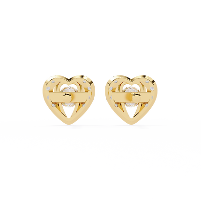 0.80 Carat Round Cut Diamond Stud Earrings – Luxury Diamond Jewelry