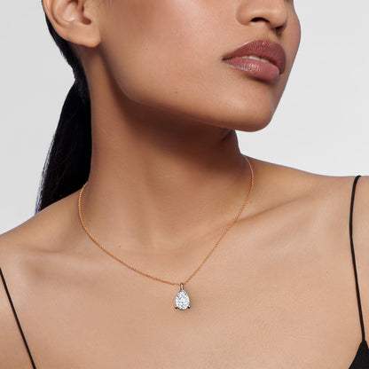 Liberty 1 Carat Pear Diamond Pendant (Chain Sold Separately)