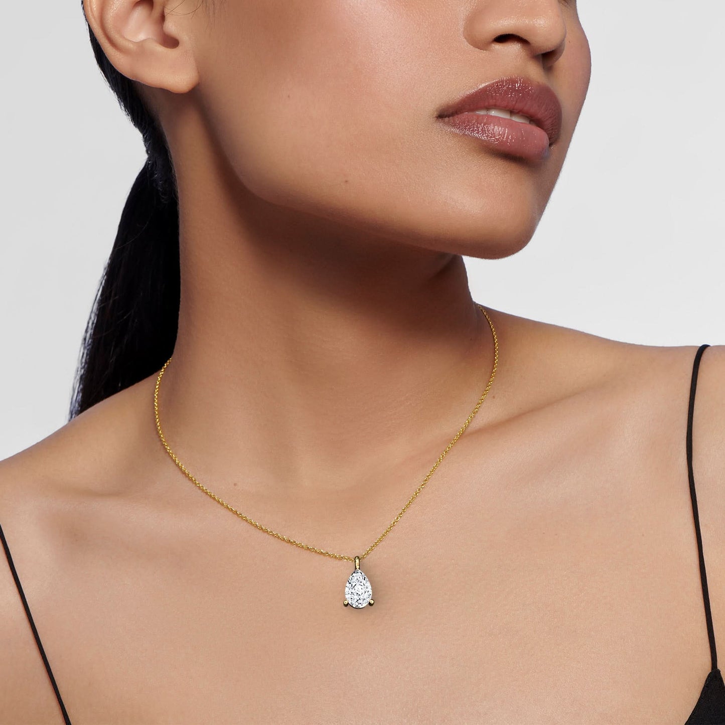 liberty 1 carat pear diamond pendant (chain sold separately)