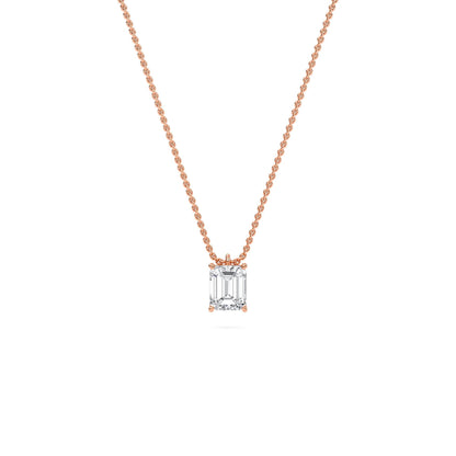Liberty 1 Carat Emerald Diamond Pendant (Chain Sold Separately)