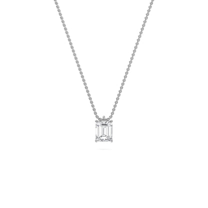 Liberty 1 Carat Emerald Diamond Pendant (Chain Sold Separately)