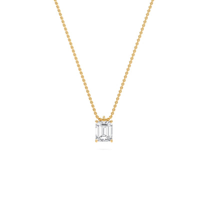 Liberty 1 Carat Emerald Diamond Pendant (Chain Sold Separately)