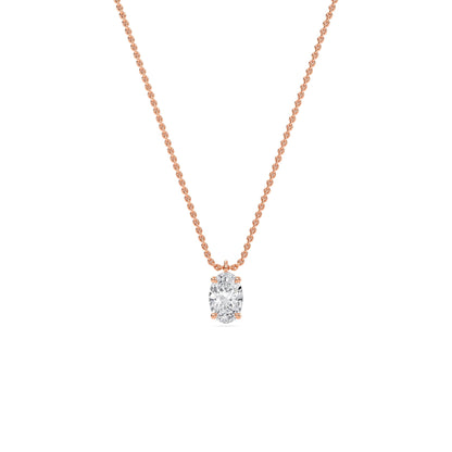 Liberty 1 Carat Oval Diamond Pendant (Chain Sold Separately)