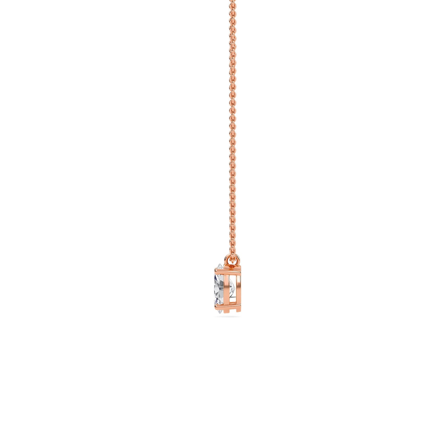 liberty 1 carat oval diamond pendant (chain sold separately)