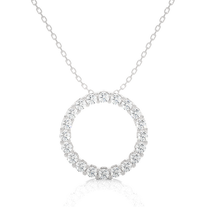 Eternal Round Diamond Pendant