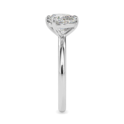 Toi et Moi 2 Carat Heart & Pear Cut Diamond Engagement Ring for Women – Two Stone Bridal Jewelry
