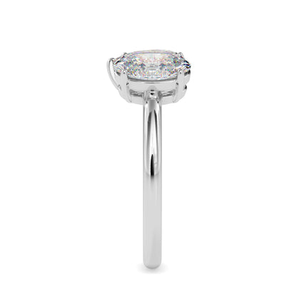 Toi et Moi 2 Carat Oval & Pear Cut Diamond Engagement Ring for Women – Two Stone Bridal Jewelry