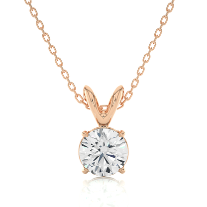 Stellar Round Diamond Pendant (Chain Sold Separately)
