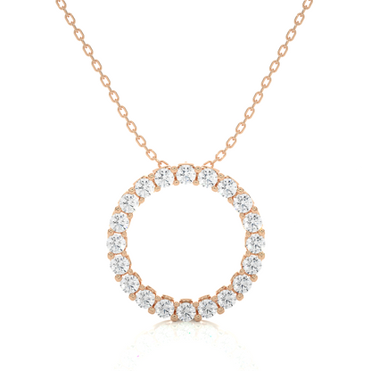 Eternal Round Diamond Pendant