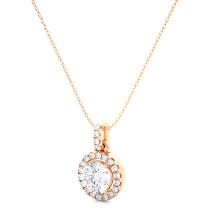 Montara Round Diamond Pendant