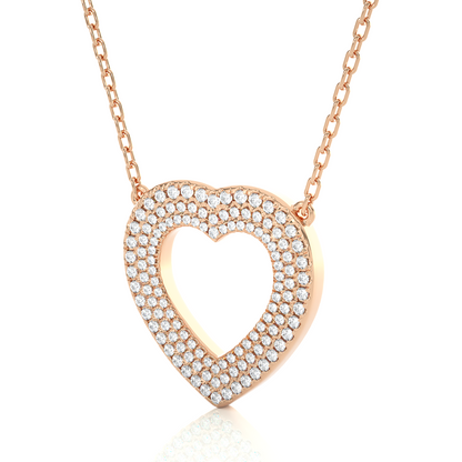Eternal Heartbeat Diamond Pendant