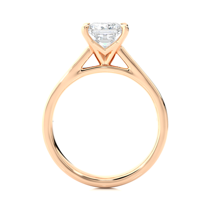 1.18 Carat Princess Cut Solitaire Diamond Engagement Ring for Women – Elegant Bridal Jewelry