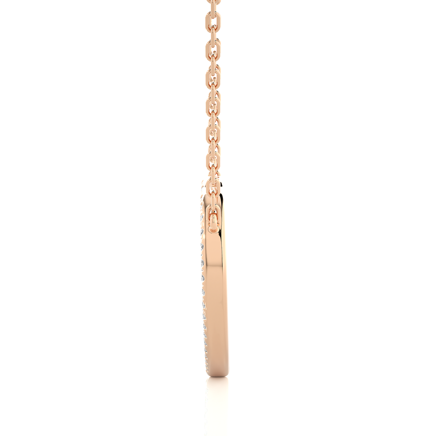 eternal heartbeat diamond pendant