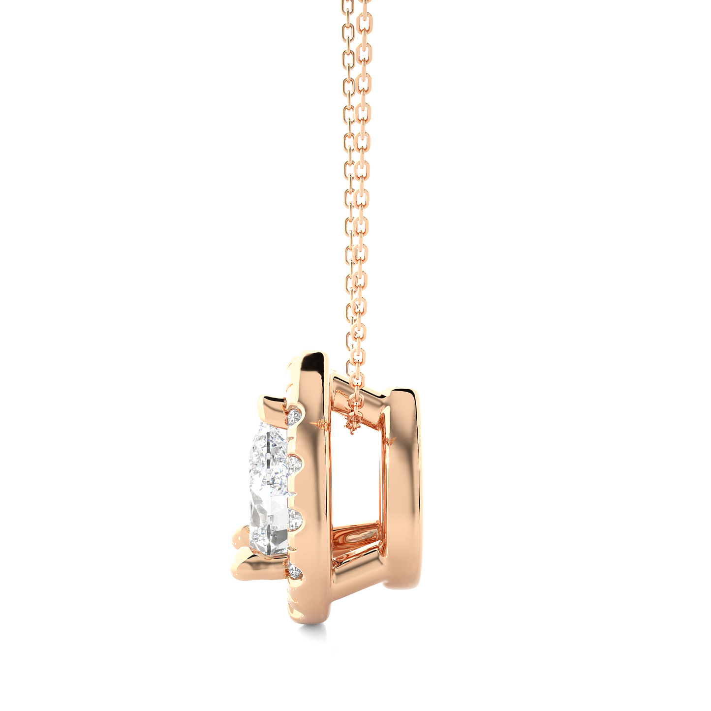 teardrop diamond pendant (chain sold separately)