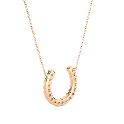 Luminous Round Diamond Pendant