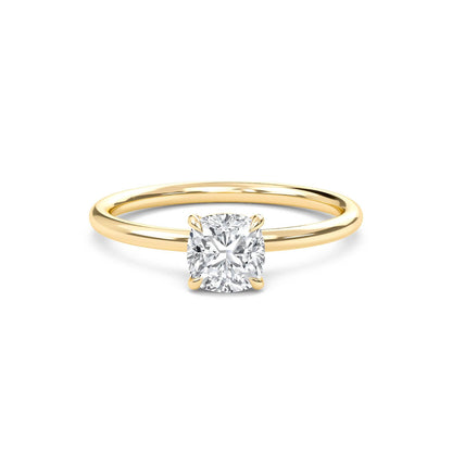 2.00 Carat Cushion Cut Solitaire Diamond Engagement Ring – Elegant Bridal Jewelry