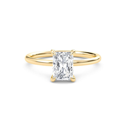 2 Carat Radiant Cut Solitaire Diamond Engagement Ring – Elegant Bridal Jewelry