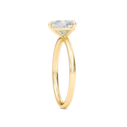 2 Carat Heart Cut Solitaire Diamond Engagement Ring – Elegant Bridal Jewelry