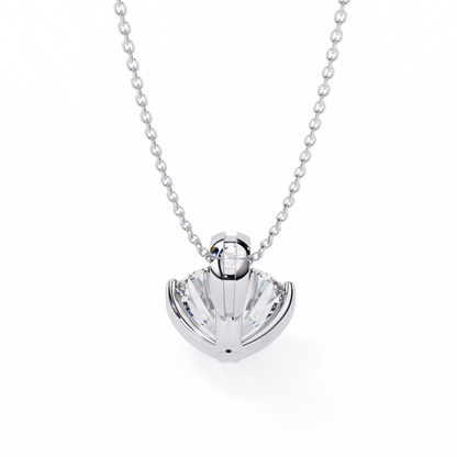 LGD Solitaire Pendant Round Stone (1.98ct) In 14K Gold Without Chain
