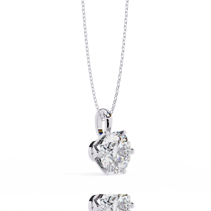 Pure Spark Round Diamond Pendant (Chain Sold Separately)