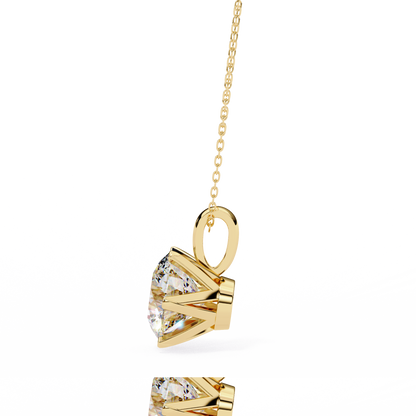 Pure Spark Round Diamond Pendant (Chain Sold Separately)