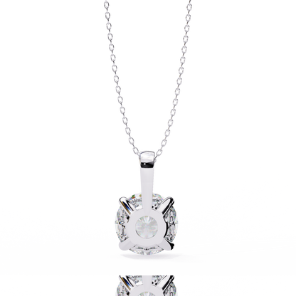 Ivy Cushion Diamond Pendant (Chain Sold Separately)