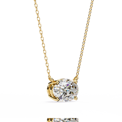 Ivy Grace Oval Diamond Pendant