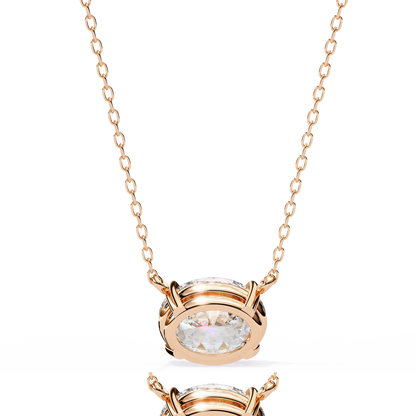 Ivy Grace Oval Diamond Pendant