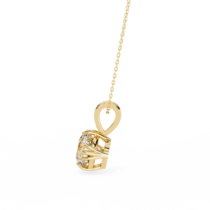 2.00 Carat Round Brilliant Cut Solitaire Diamond Pendant – Elegant Fine Jewelry