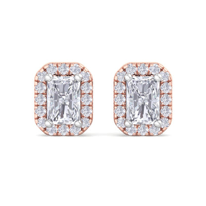 1.64 Carat Radiant Cut Diamond Studs Earrings – Luxury Diamond Jewelry