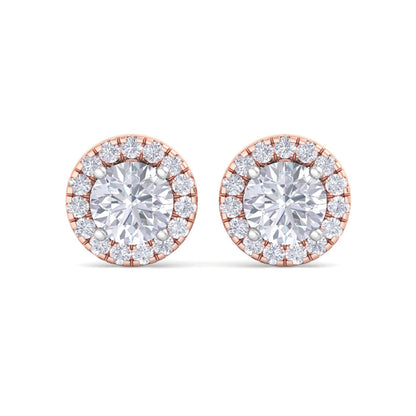 1.60 Carat Round Cut Diamond Studs Earrings – Luxury Diamond Jewelry